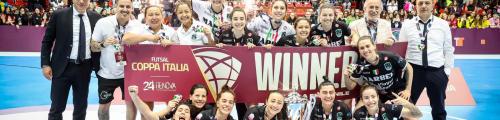 E sono 2! Le leonesse del Bitonto C5 Femminile conquistato la Coppa Italia