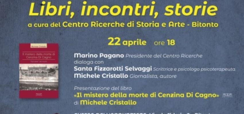 Parte “Di Venerdì”. Il giornalista Michele Cristallo ricorda il mistero di Cenzina Di Cagno