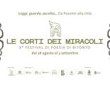 Le Corti dei Miracoli, al via la decima edizione del Festival della poesia di Bitonto