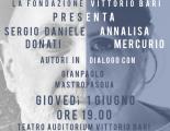 Ultimo appuntamento della rassegna LIBRIAMOCI al Teatro Auditorium Vittorio Bari in programma il 1 giugno