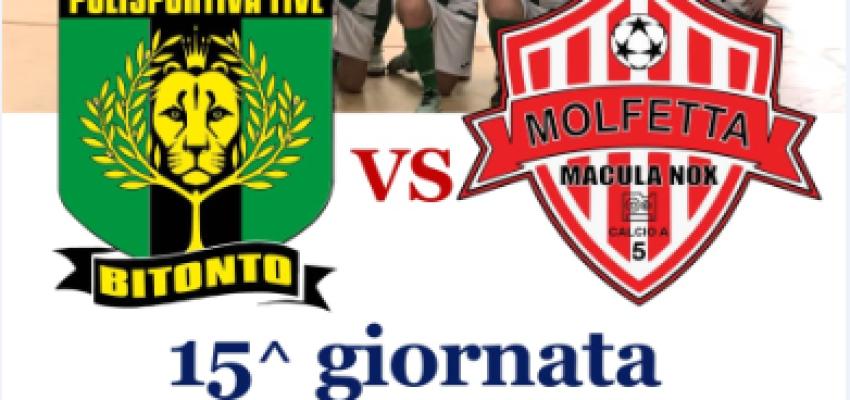 CALCIO A 5 - Polisportiva Five Bitonto femminile. Domani, con il Molfetta, è una di quelle gare da non sbagliare