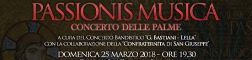 'Passionis Musica', domani il concerto delle Palme dell'associazione musicale culturale 'G. Bastiani-Lella'