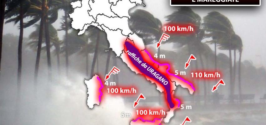 Allerta meteo per vento e neve in Puglia nella giornata di domani