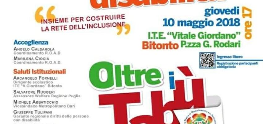 Come vivono la sessualità i disabili? A Bitonto un convegno per affrontare i tabù