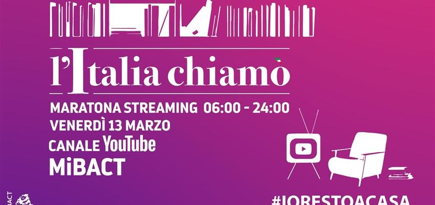 L'Italia chiamò, la maratona di cultura via YouTube