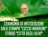 Cerimonia di intitolazione sala stampa “Ciccio Marrone”, domani in diretta Facebook dalle 15,30